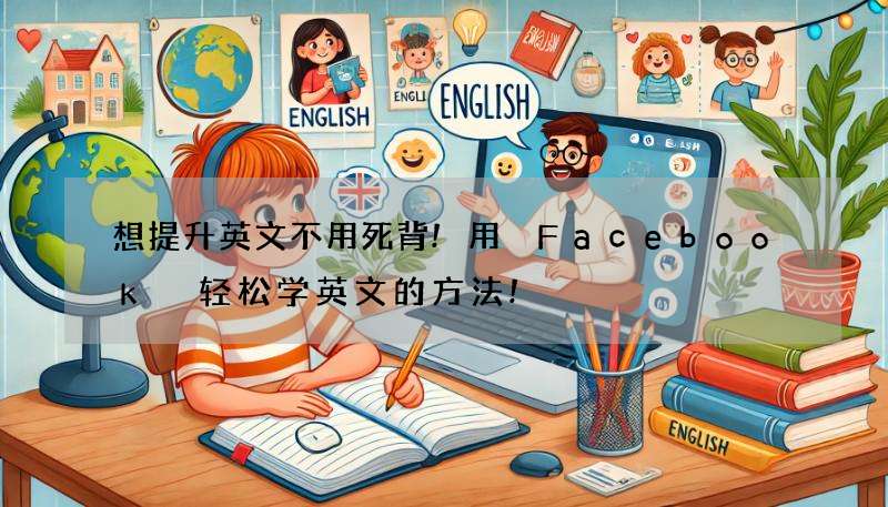 想提升英文不用死背!用 Facebook 轻松学英文的方法!